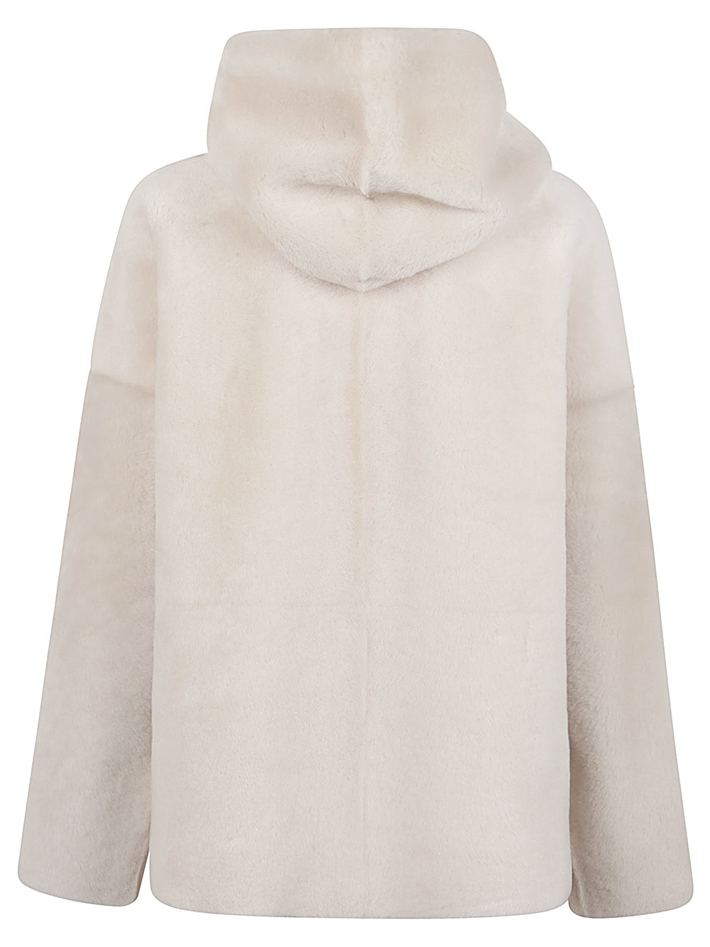 Enes Enes Fur hooded jacket