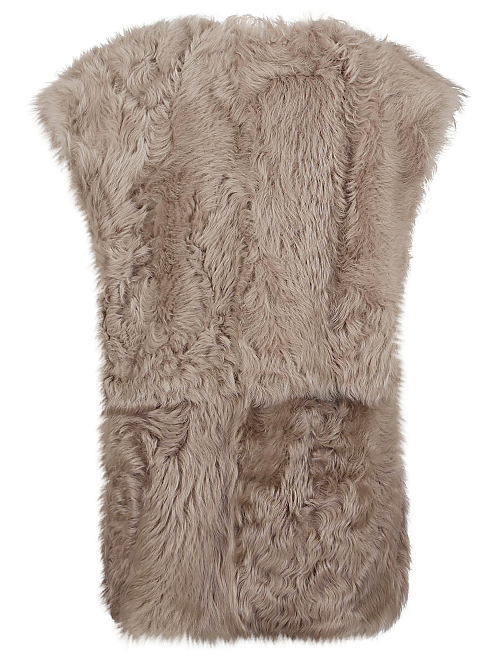 Enes Enes Sleeveless fur coat