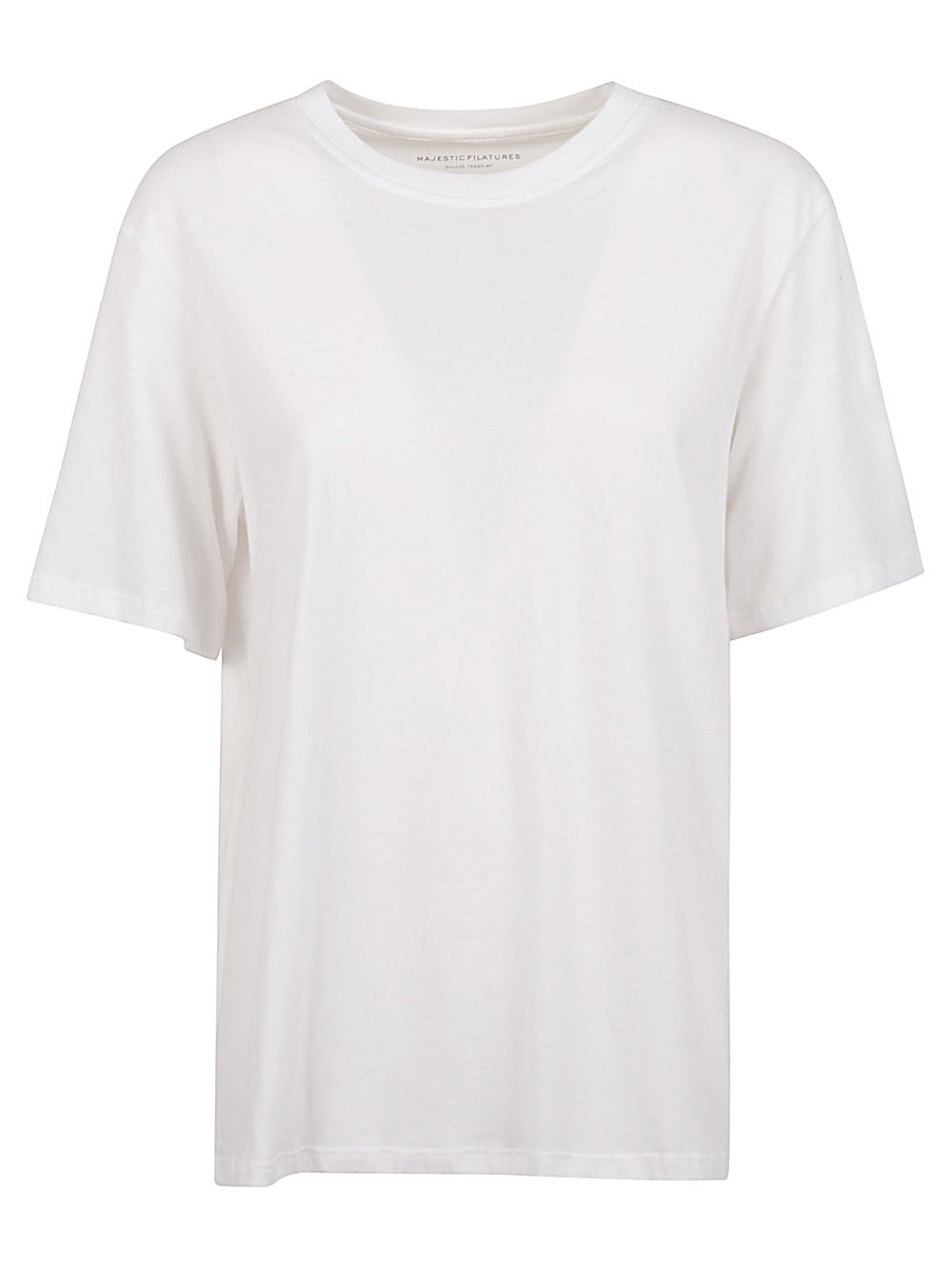 Majestic Majestic Cotton crewneck top