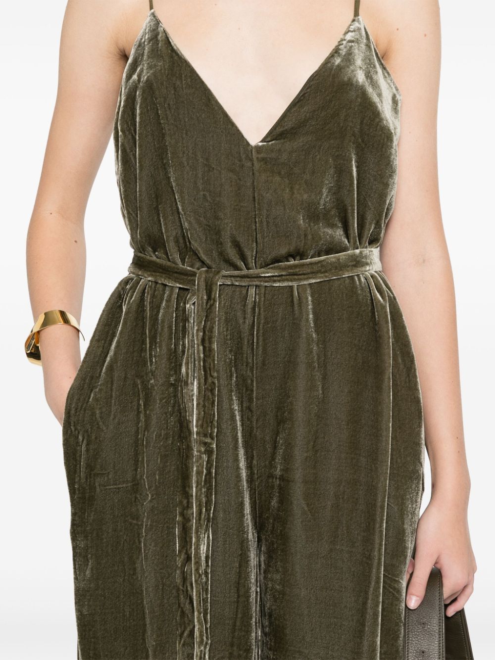 Gold Hawk Gold Hawk Velvet jumpsuit