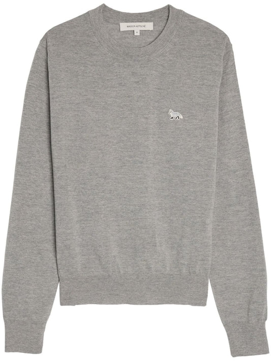 Maison Kitsuné Maison Kitsuné Maison Kitsune Baby Fox Patch Regular Jumper