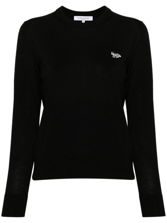 Maison Kitsuné Maison Kitsuné Maison Kitsune Baby Fox-patch sweater