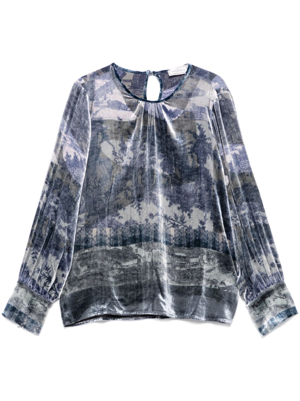 Pierre Louis Mascia Pierre Louis Mascia Silk printed blouse