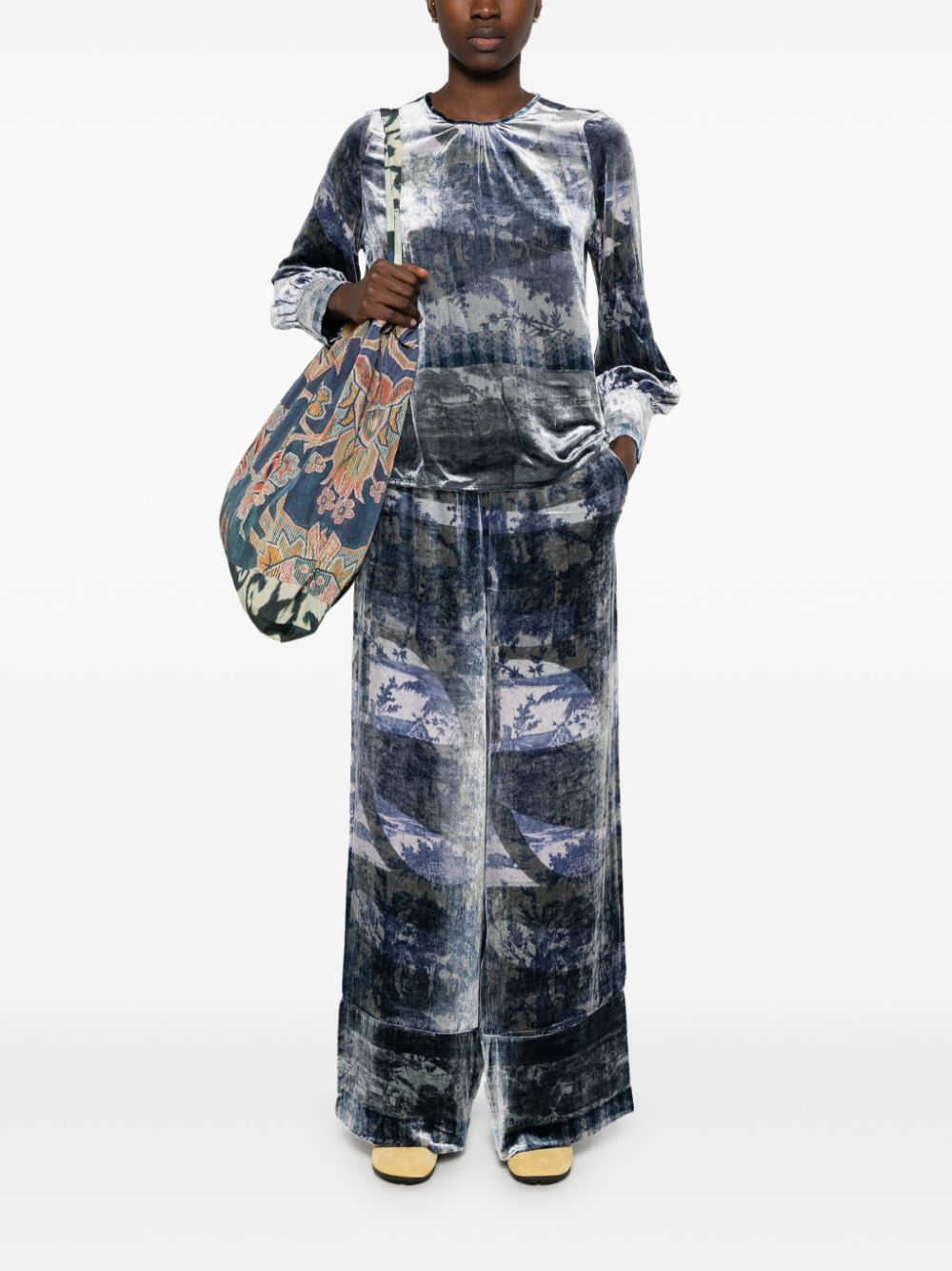 Pierre Louis Mascia Pierre Louis Mascia Silk printed blouse