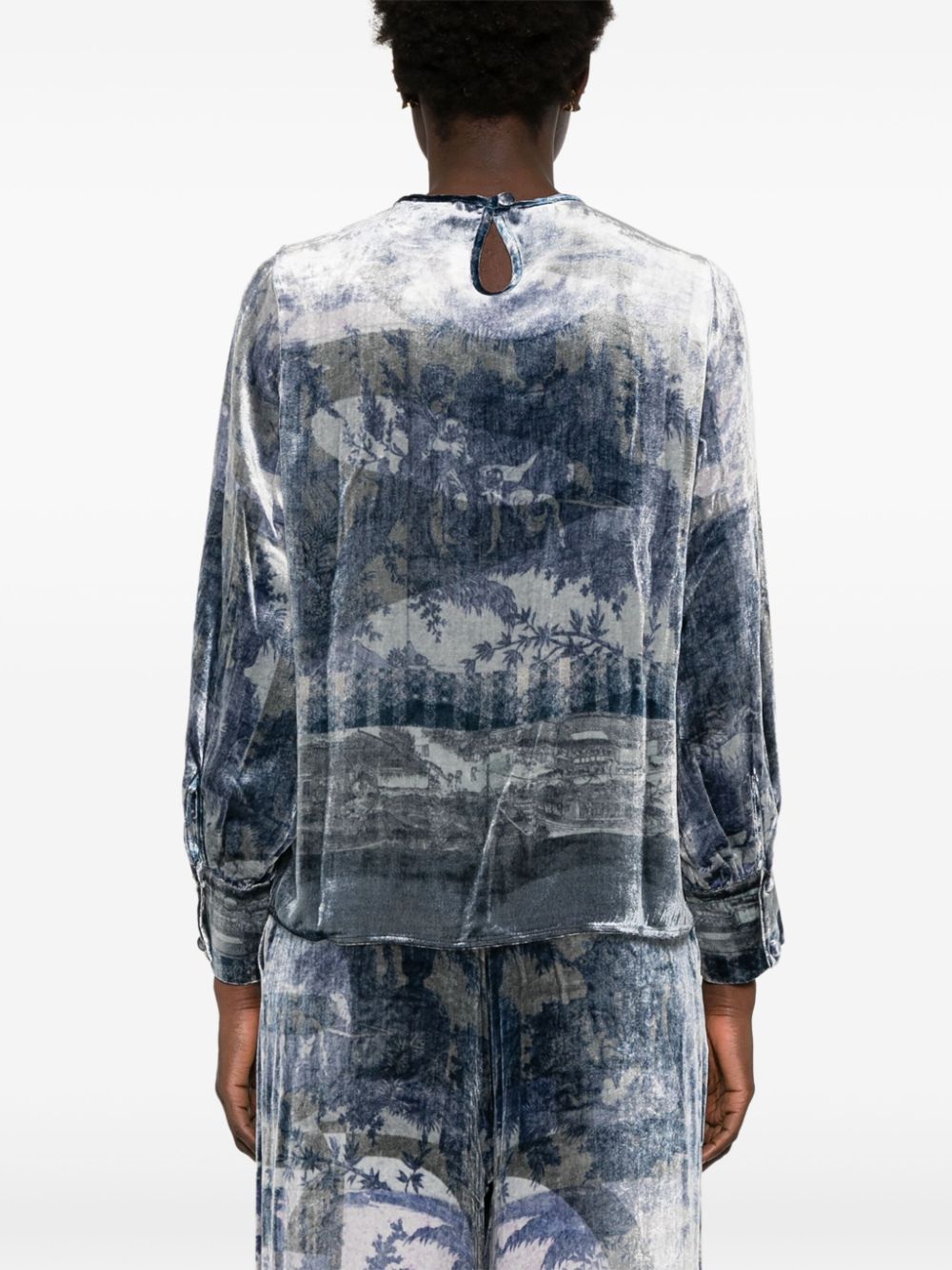Pierre Louis Mascia Pierre Louis Mascia Silk printed blouse