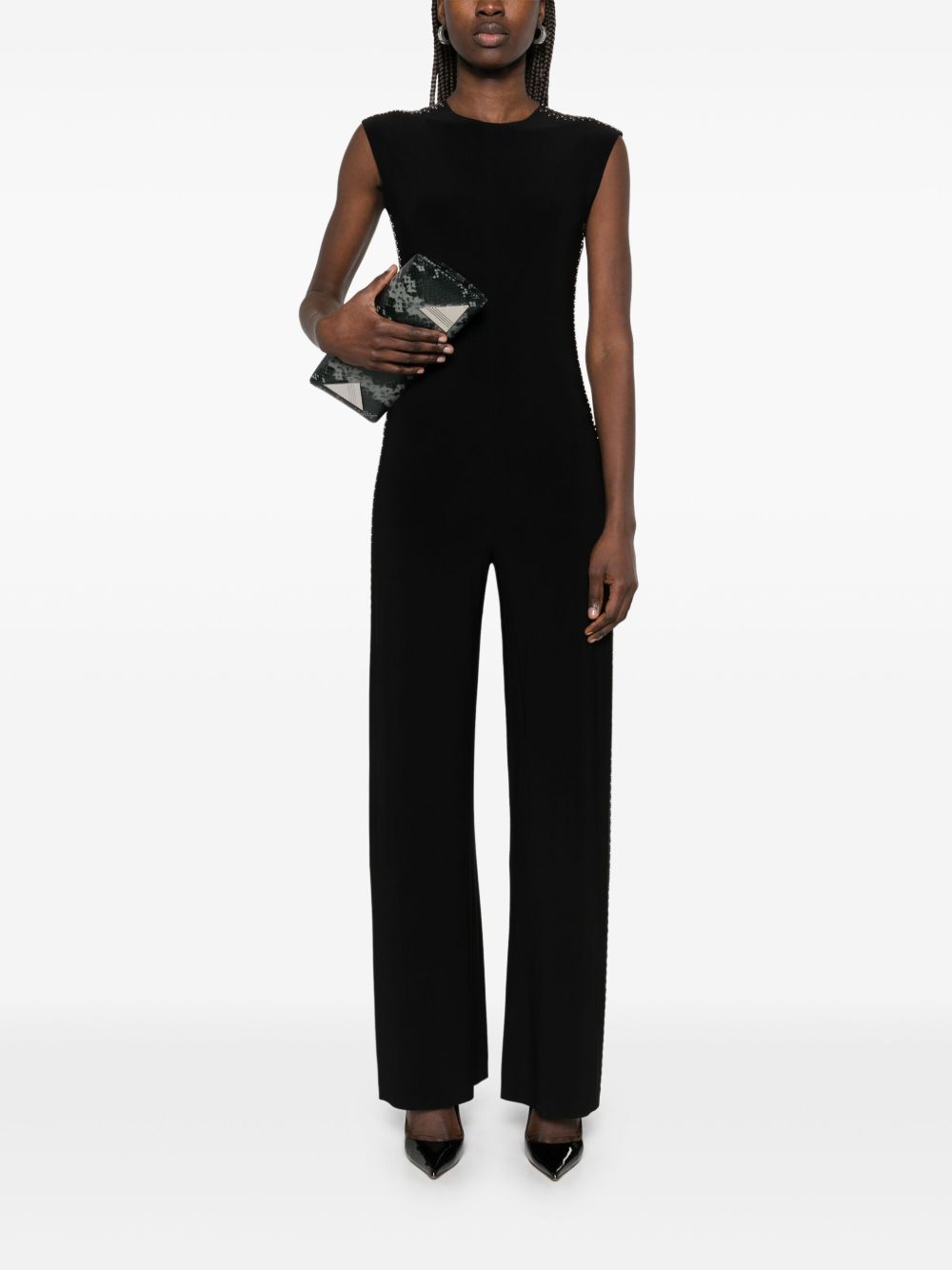 Norma Kamali Norma Kamali Studded long jumpsuit