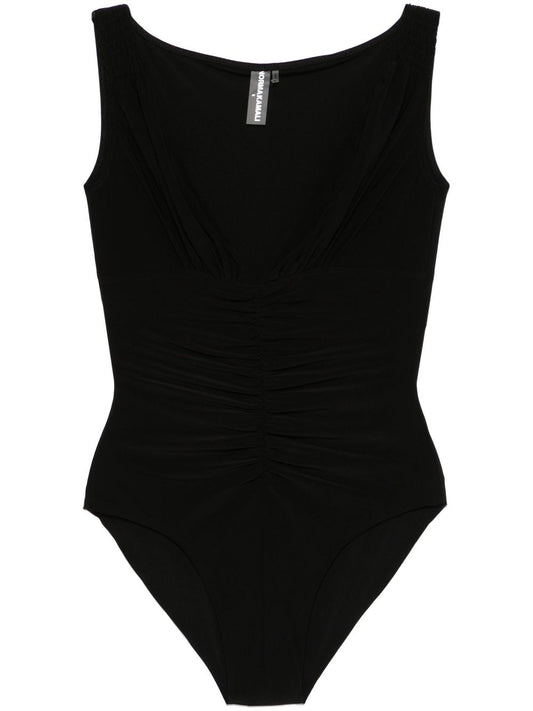 Norma Kamali Norma Kamali V-necked bodysuit