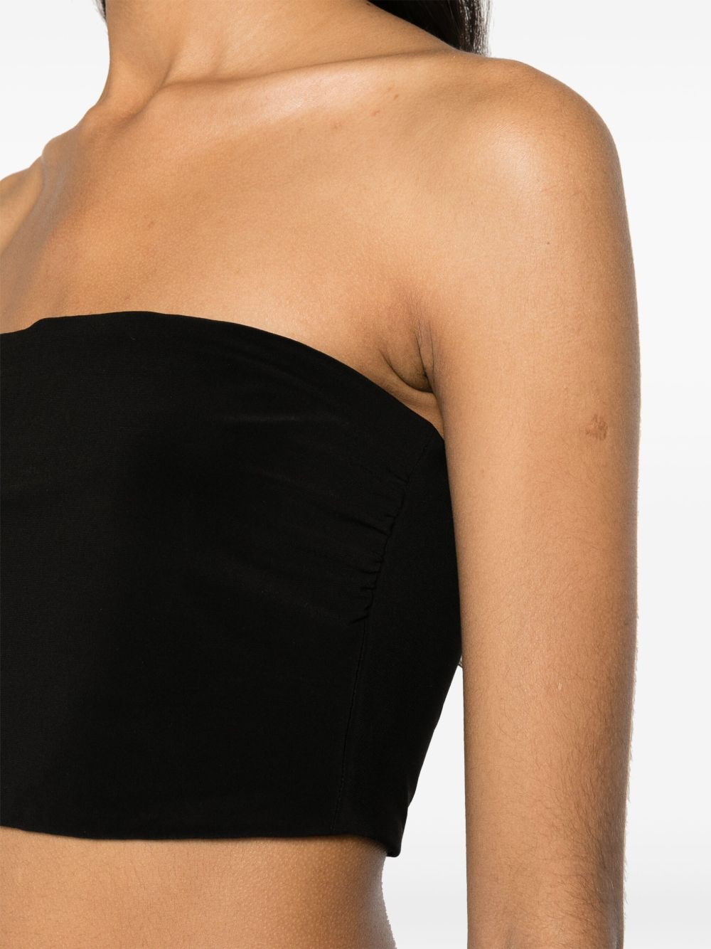 Norma Kamali Norma Kamali Strapless cropped top
