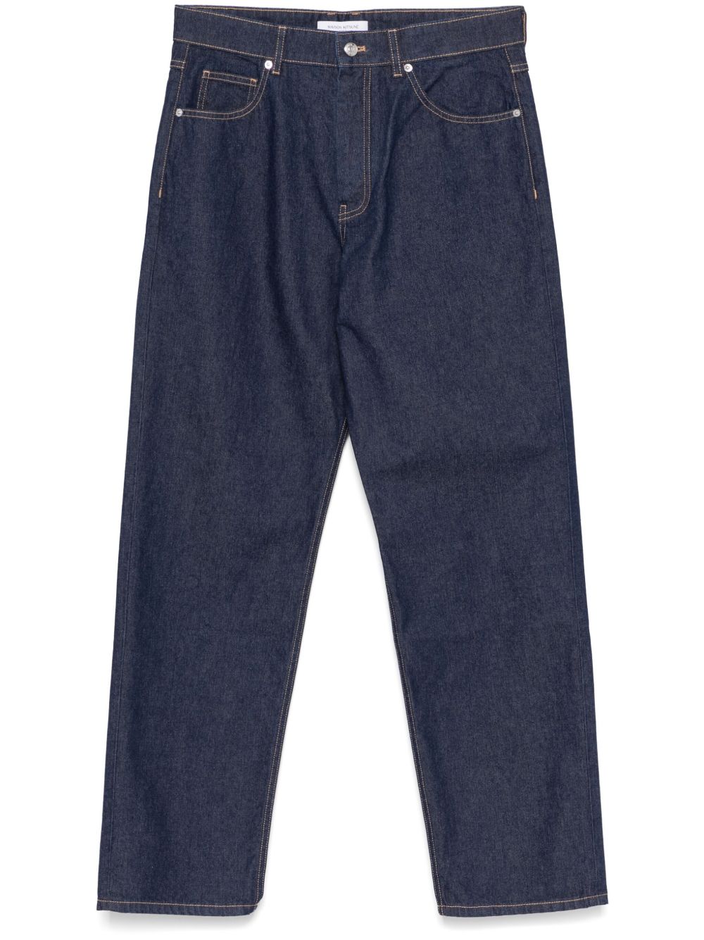 Maison Kitsuné Maison Kitsuné Maison Kitsune Mid-Rise Straight Pants