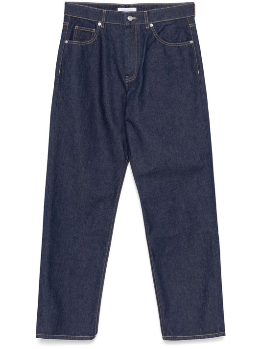 Maison Kitsuné Maison Kitsuné Maison Kitsune Mid-Rise Straight Pants