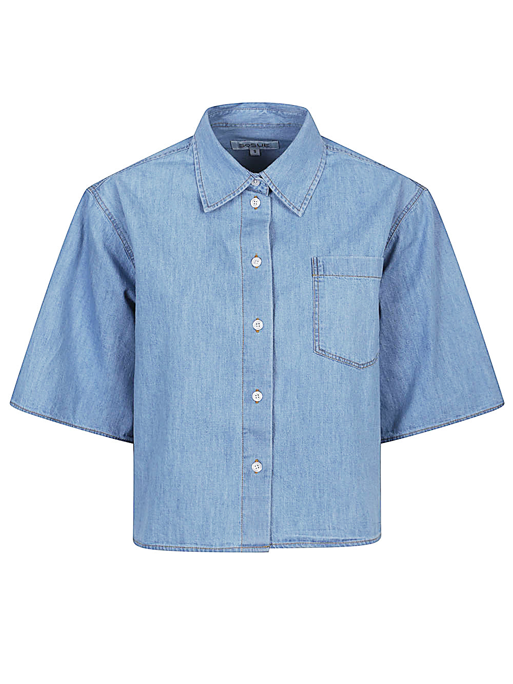 SOSUE Sosue Denim cotton shirt