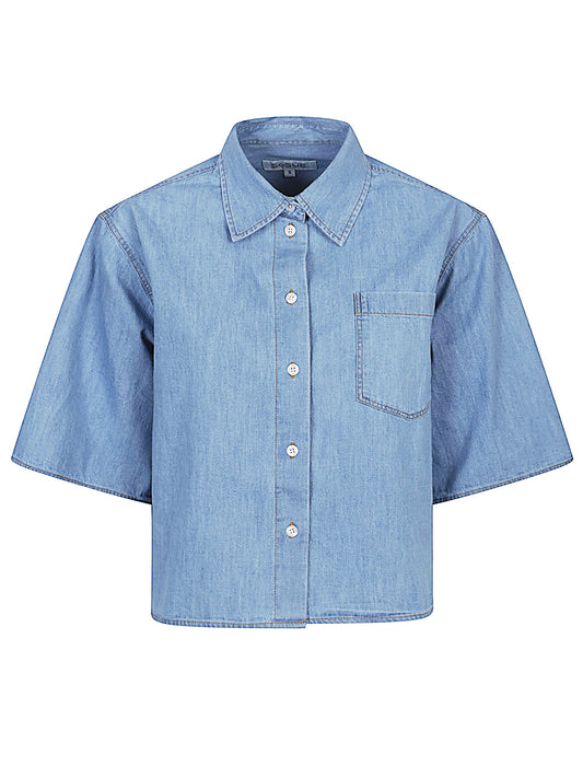 SOSUE Sosue Denim cotton shirt