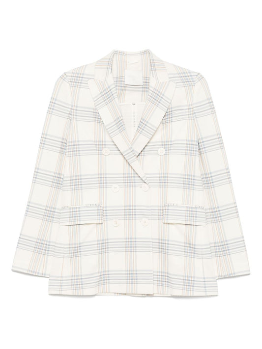 Circolo 1901 American rear vent Cotton double-breasted jacket