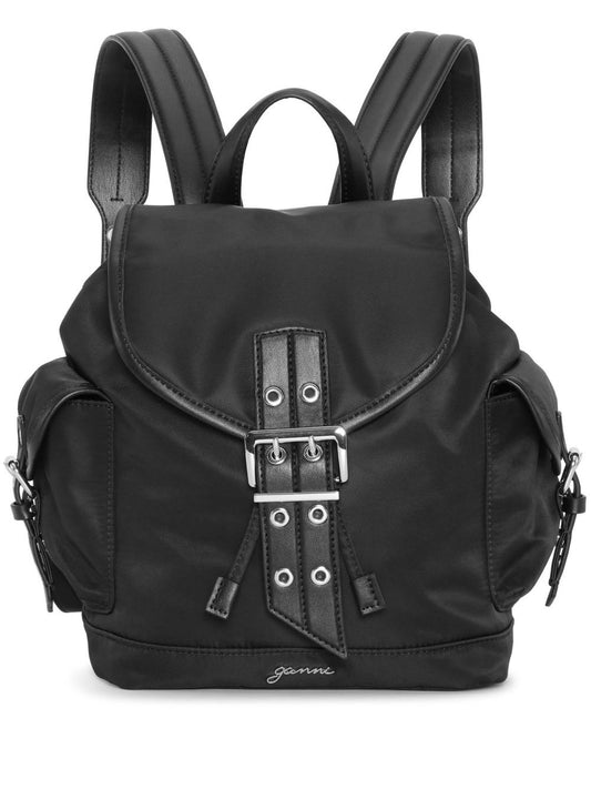 Ganni Ganni Bucky nylon small backpack