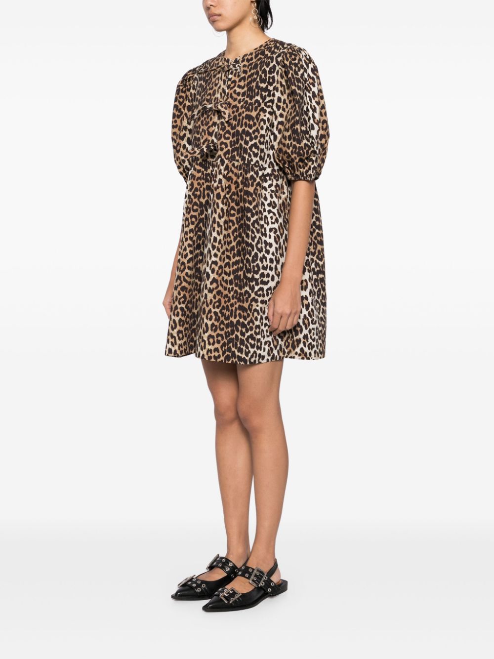 Ganni Ganni Conscious Criteria page Organic cotton mini dress