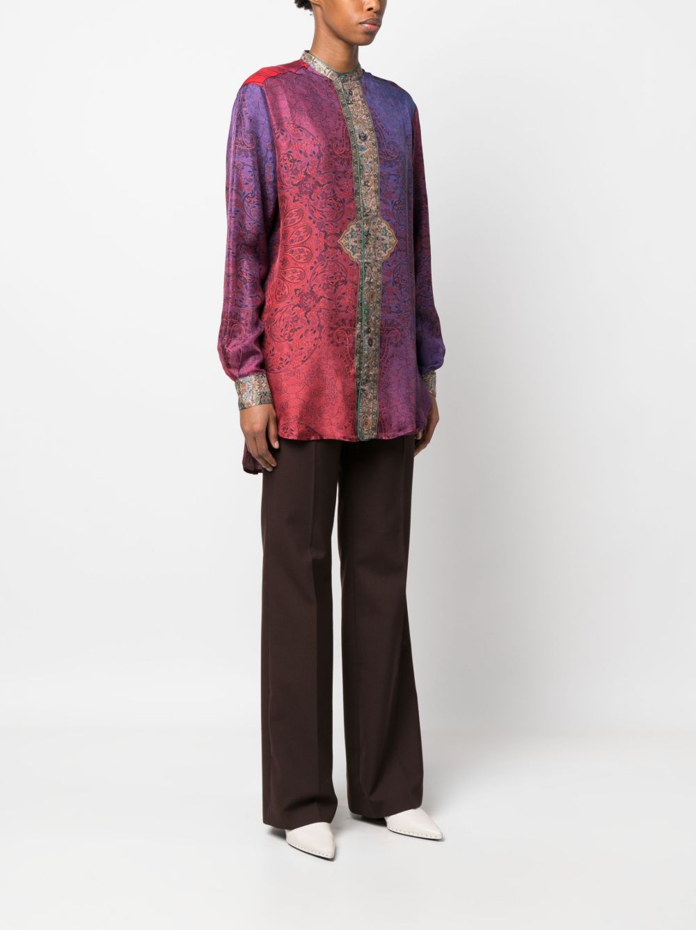 Pierre Louis Mascia Pierre Louis Mascia Printed silk shirt