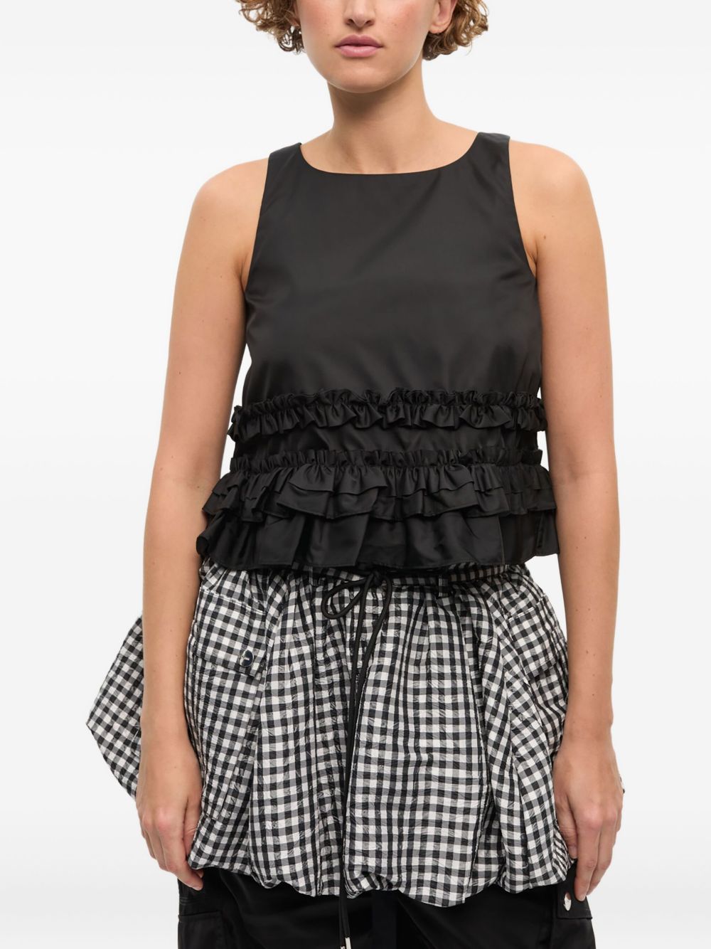 Ganni Ganni Nylon tank top