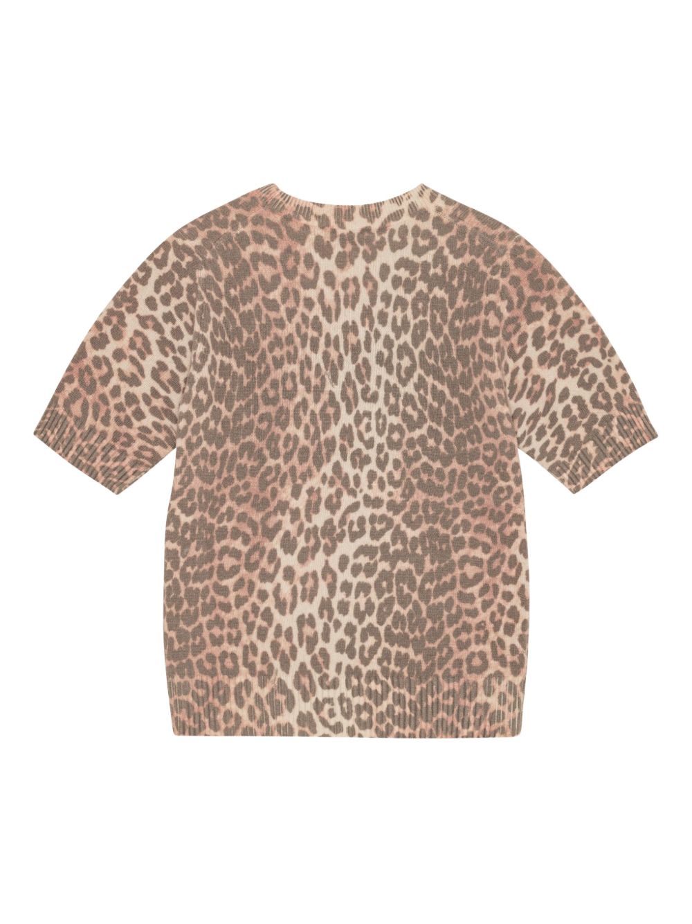 Ganni Ganni Logo wool t-shirt