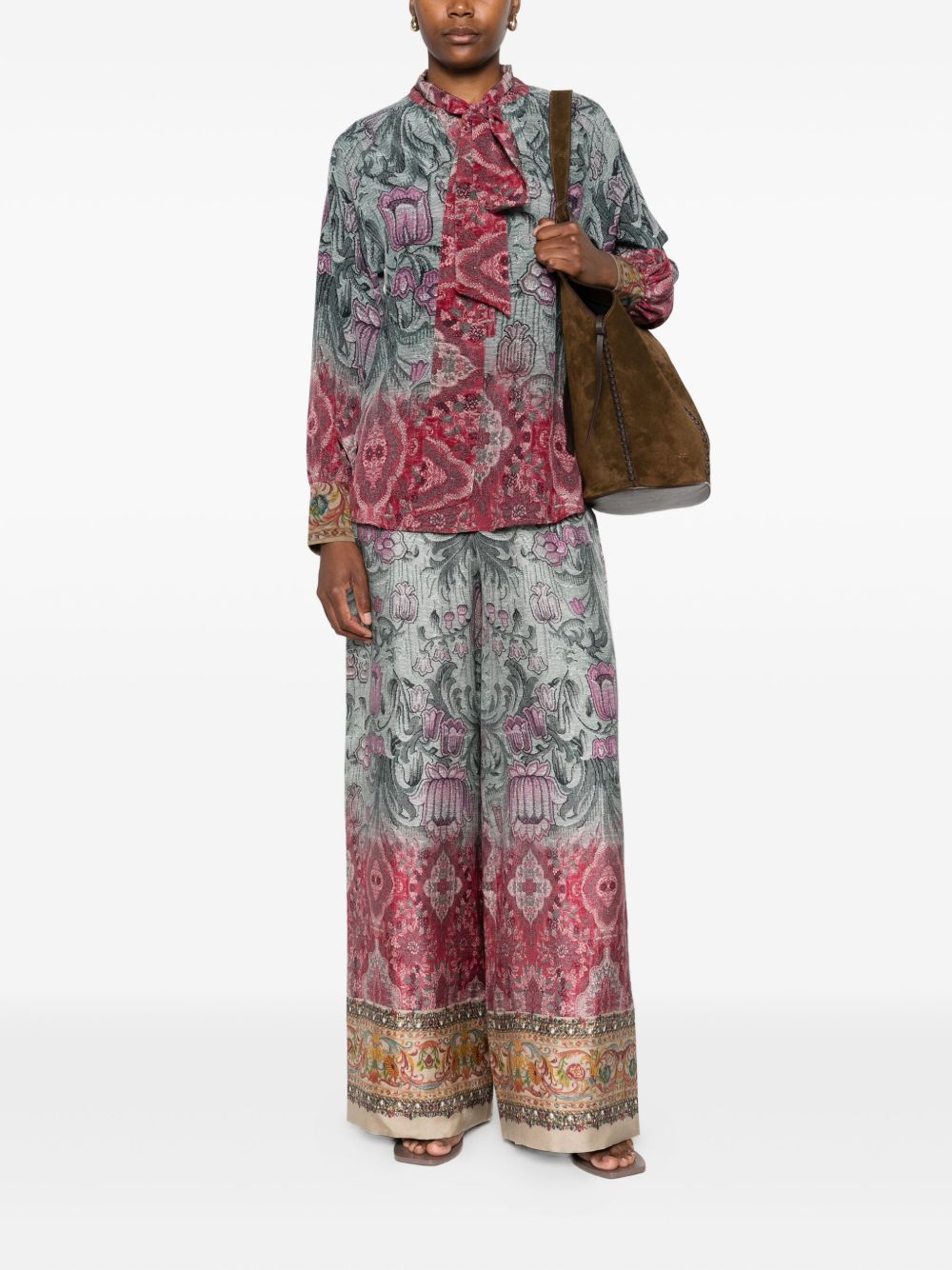 Pierre Louis Mascia Pierre Louis Mascia Printed silk shirt