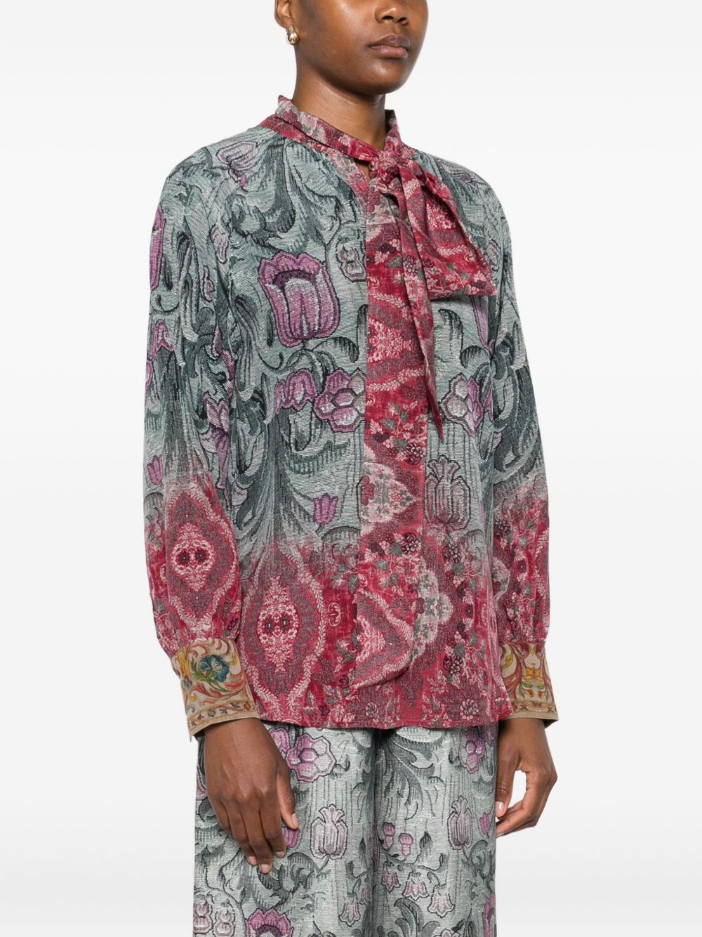 Pierre Louis Mascia Pierre Louis Mascia Printed silk shirt
