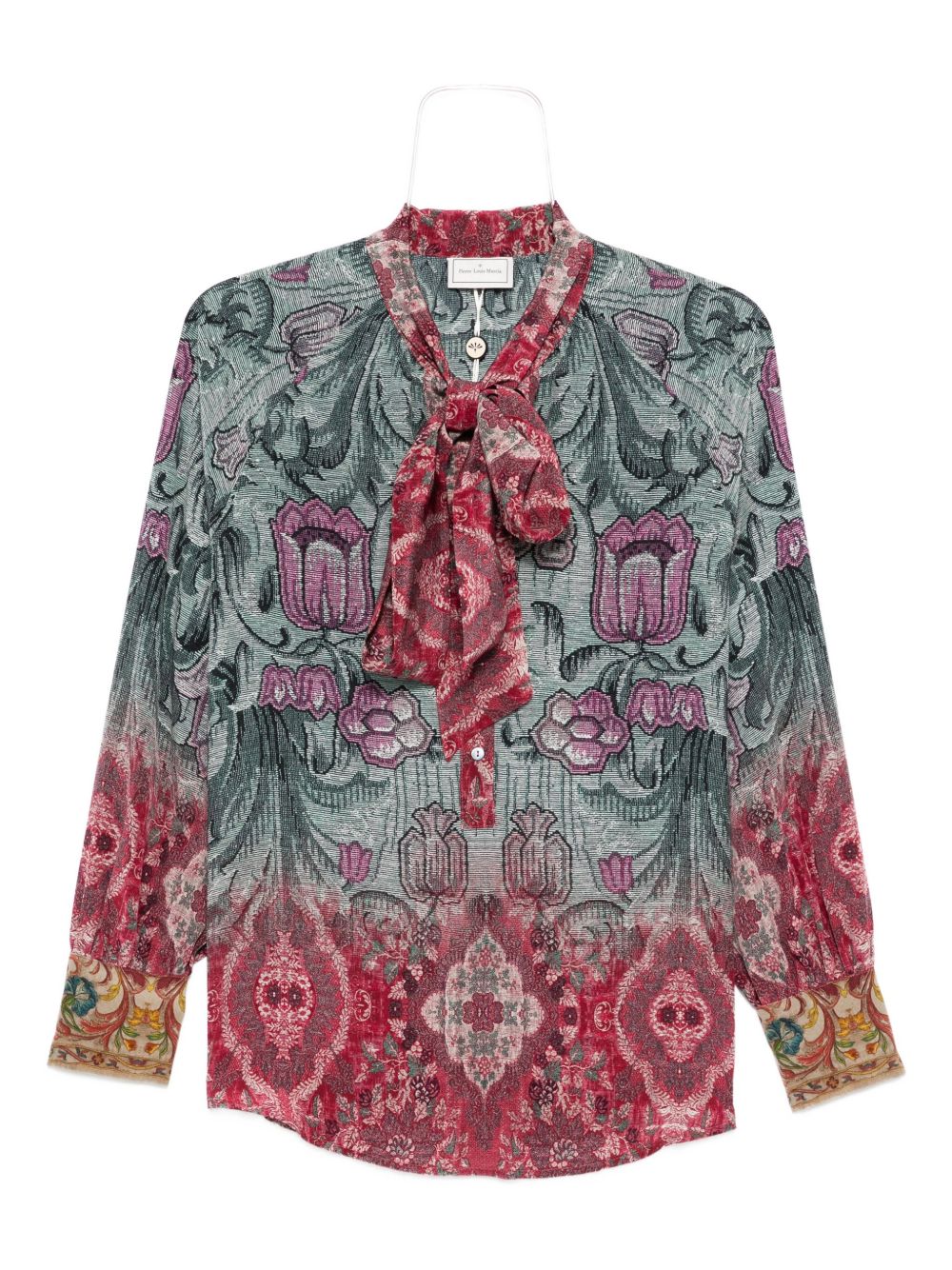 Pierre Louis Mascia Pierre Louis Mascia Printed silk shirt