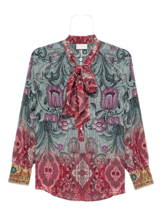 Pierre Louis Mascia Pierre Louis Mascia Printed silk shirt