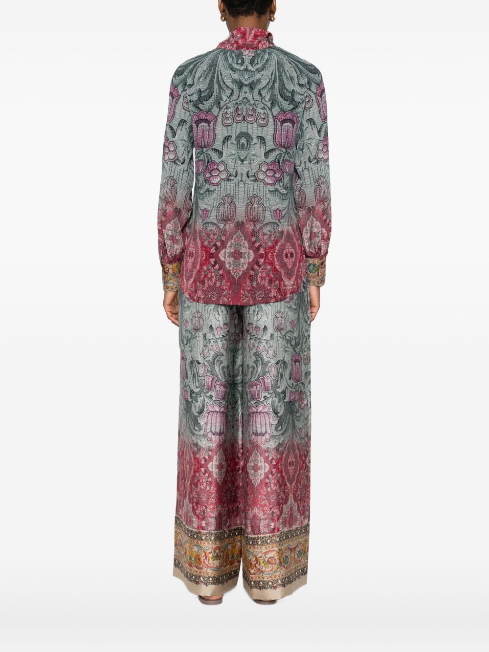 Pierre Louis Mascia Pierre Louis Mascia Printed silk shirt