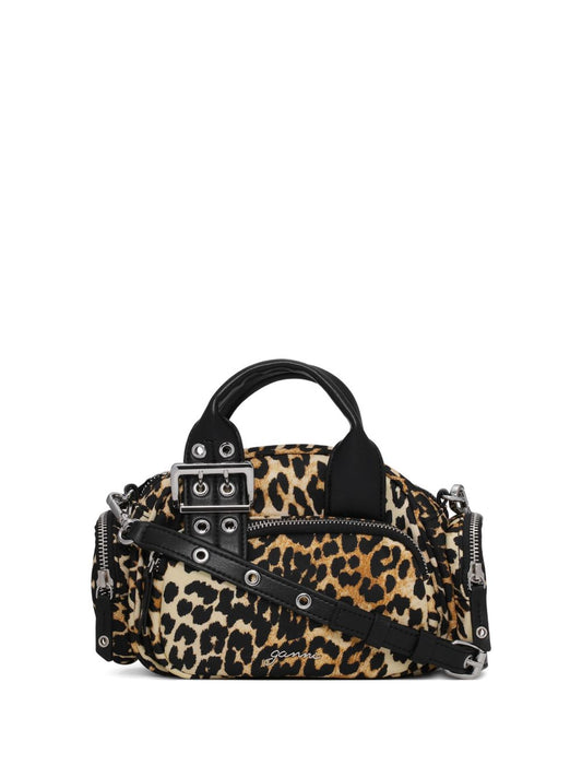 Ganni Ganni Nylon small duffle bag