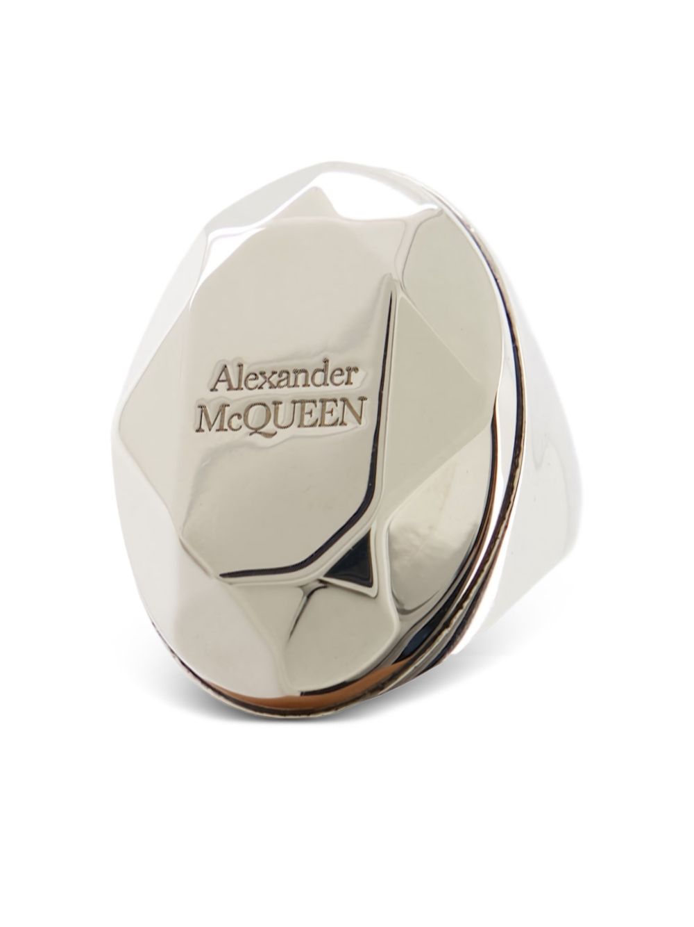 Alexander McQueen خاتم الحجر متعدد الأوجه