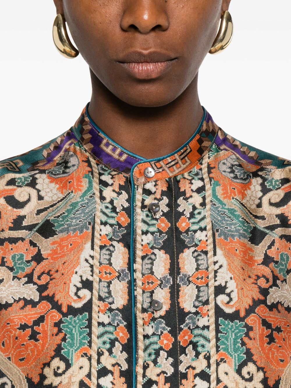 Pierre Louis Mascia Pierre Louis Mascia Printed silk shirt