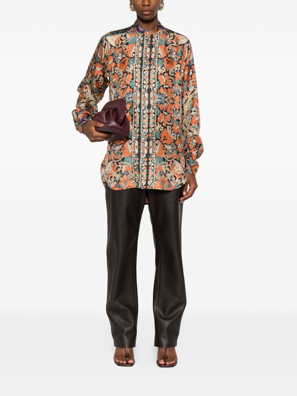 Pierre Louis Mascia Pierre Louis Mascia Printed silk shirt