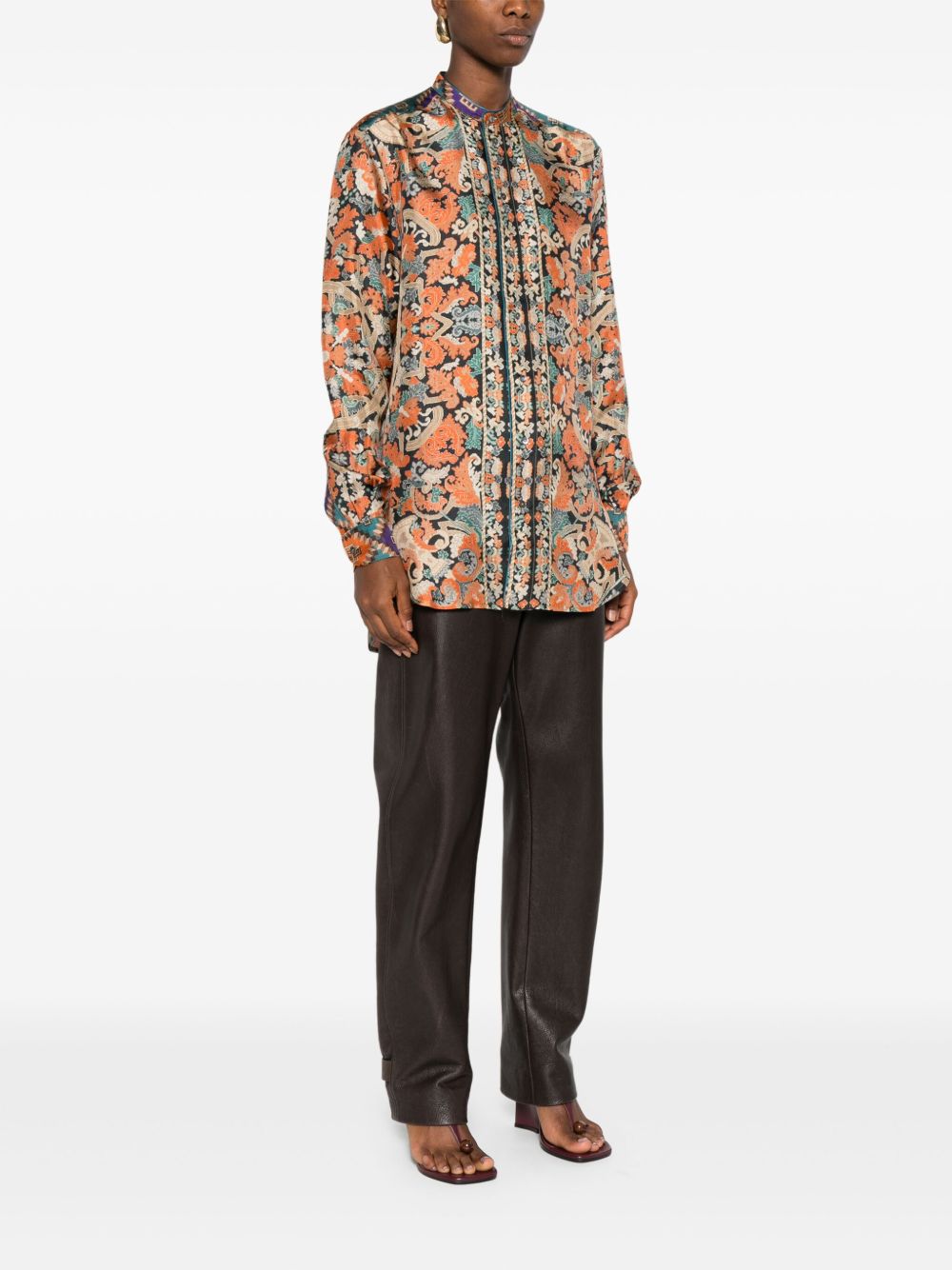 Pierre Louis Mascia Pierre Louis Mascia Printed silk shirt