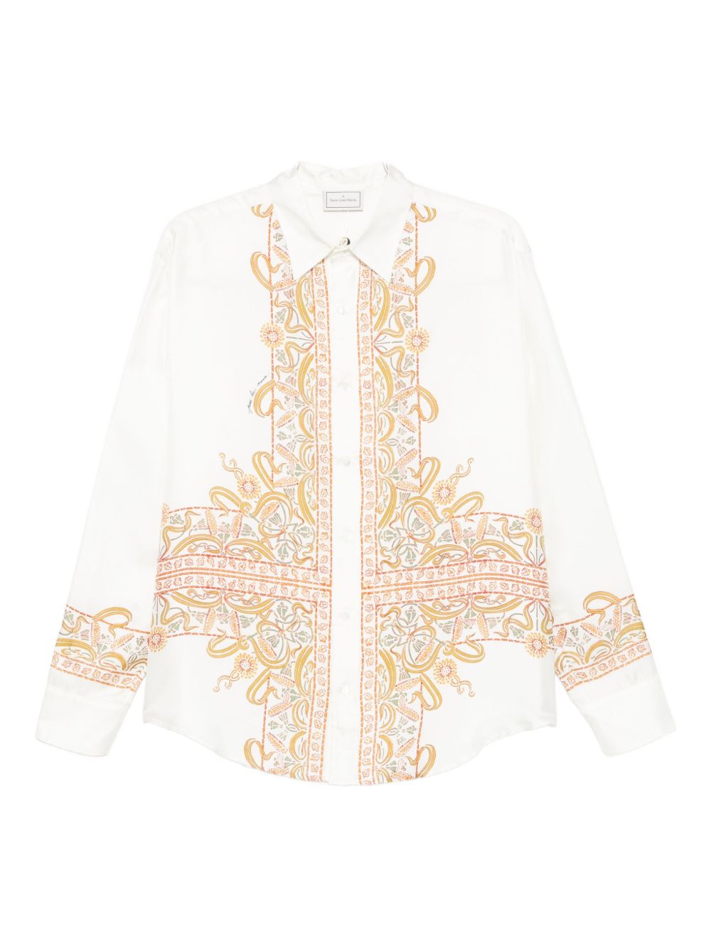 Pierre Louis Mascia Pierre Louis Mascia Embroidered silk shirt