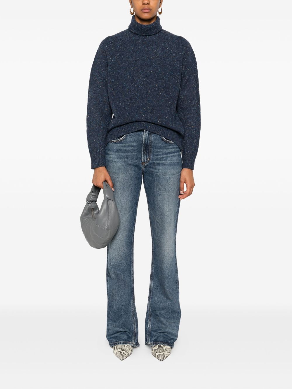 Beyou Beyou Wool turtle-neck sweater