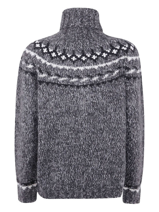Parosh Wool turtle-neck jumper