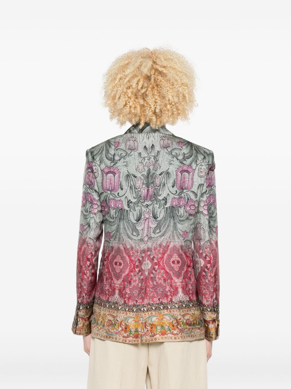 Pierre Louis Mascia Pierre Louis Mascia Silk single-breasted jacket
