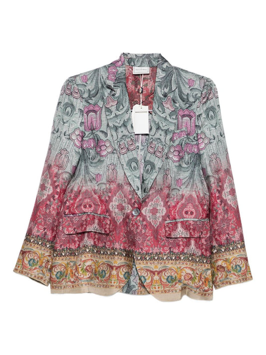 Pierre Louis Mascia Pierre Louis Mascia Silk single-breasted jacket