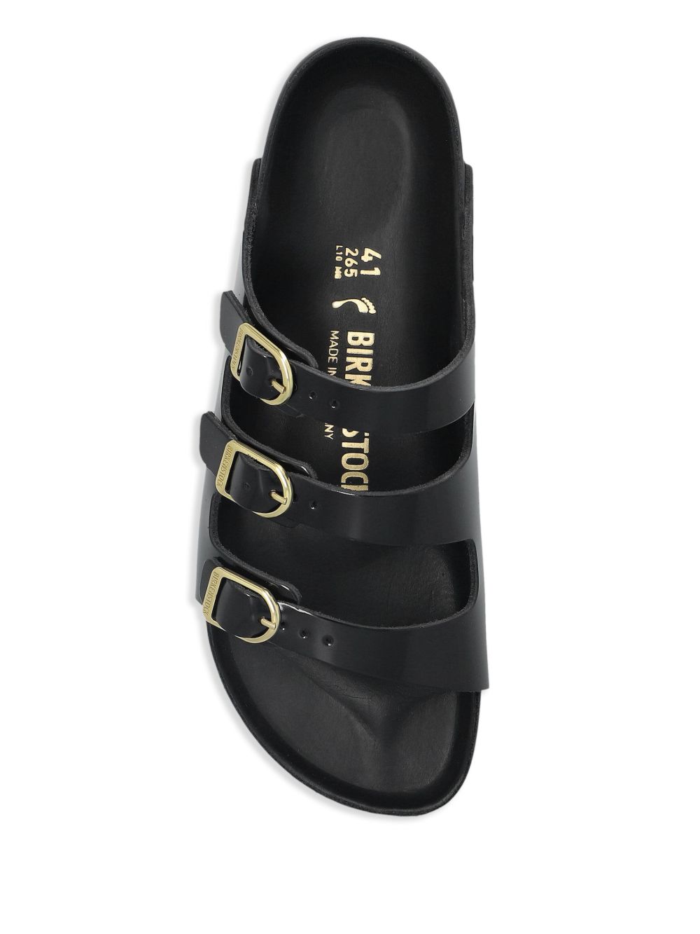 Birkenstock Birkenstock Florida Fresh Natural Leather Patent Sandals