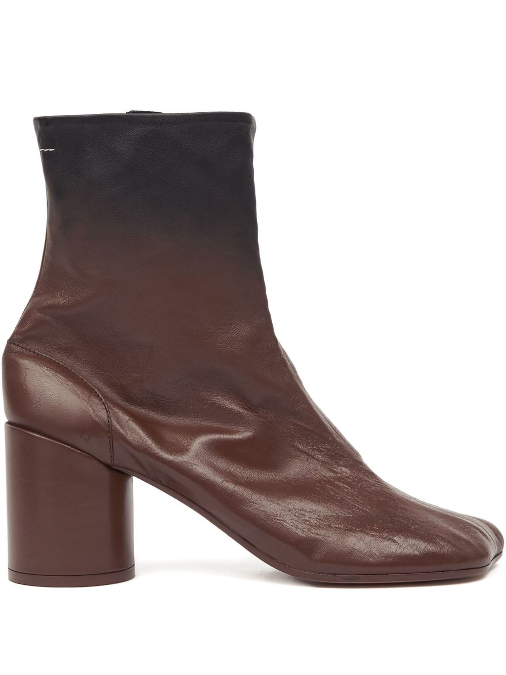 بوت الكاحل MM6 Maison Margiela الجلدي مقاس 90 مم