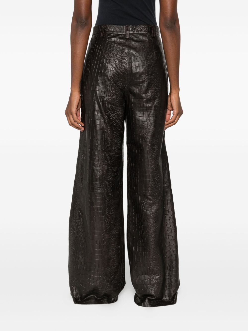 Enes Enes Leather trousers