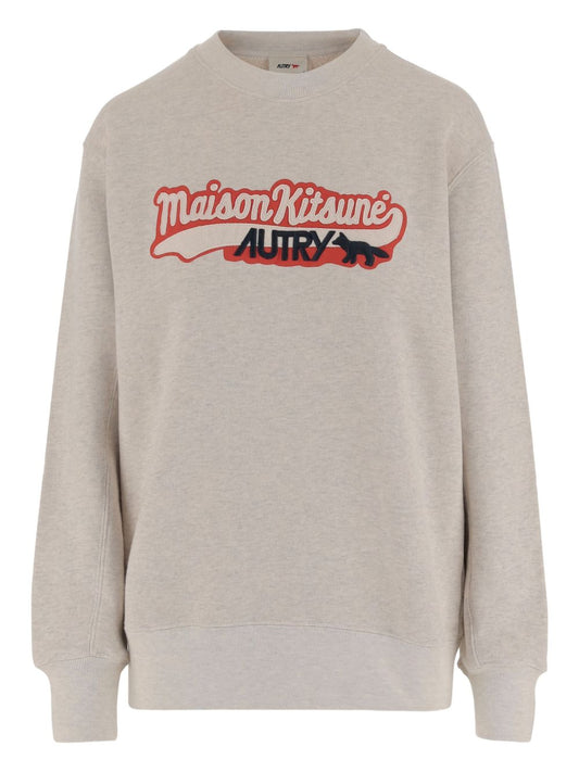 Autry X MAISON KITSUNE Autry X Maison Kitsune Logo cotton sweatshirt
