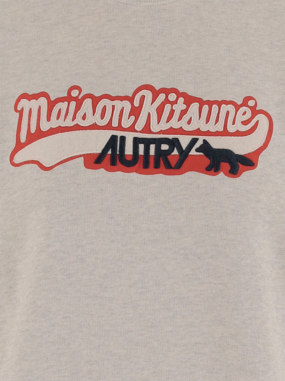 Autry X MAISON KITSUNE Autry X Maison Kitsune Logo cotton sweatshirt