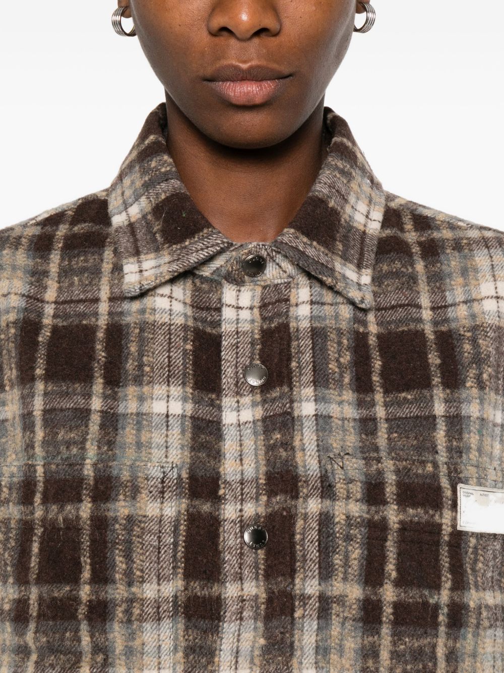Dunst Dunst Flannel checked shirt
