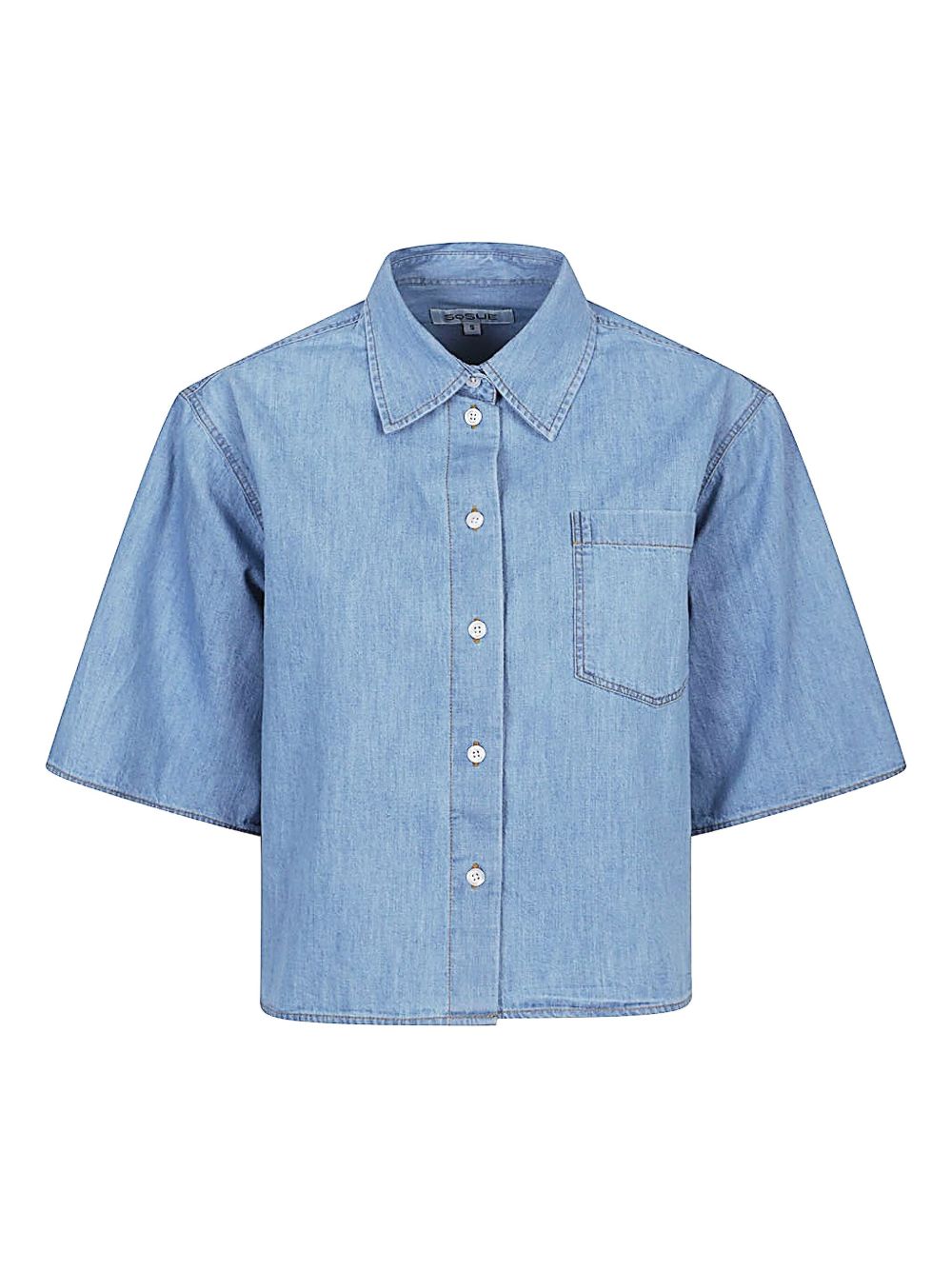 SOSUE Sosue Denim cotton shirt