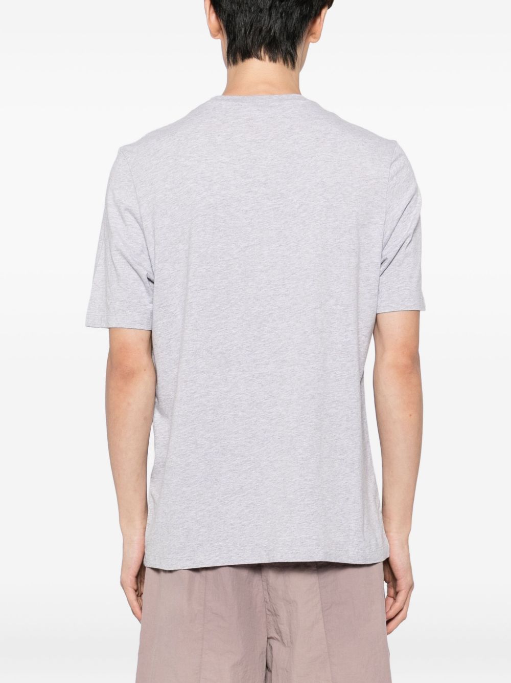 Maison Kitsuné Maison Kitsuné Embroidered-logo patch T-shirt