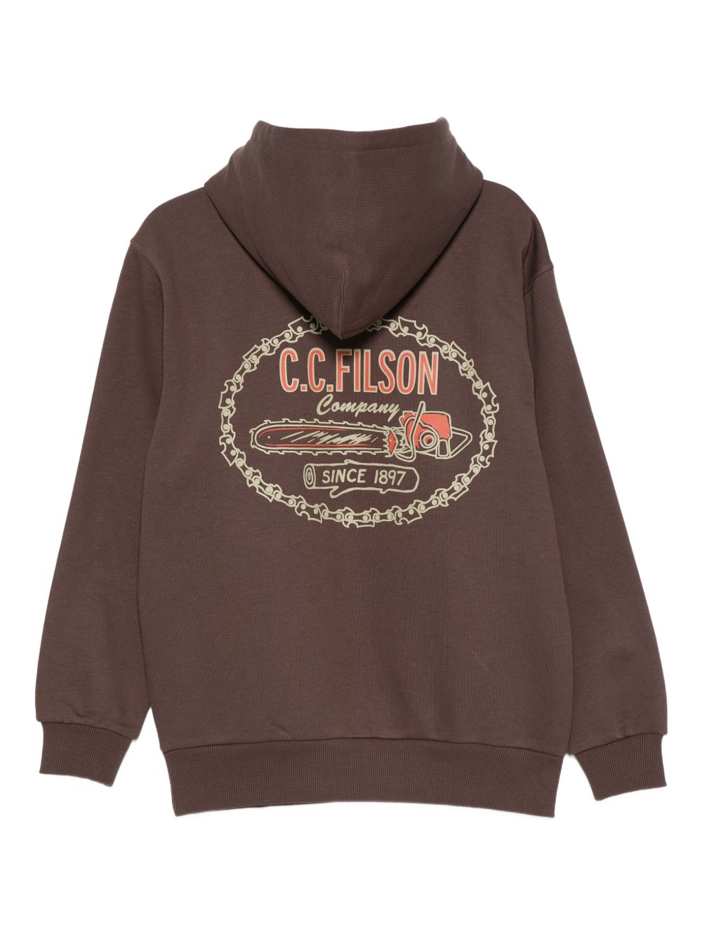 Filson Filson Printed cotton hoodie