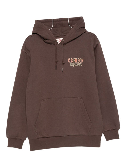 Filson Filson Printed cotton hoodie