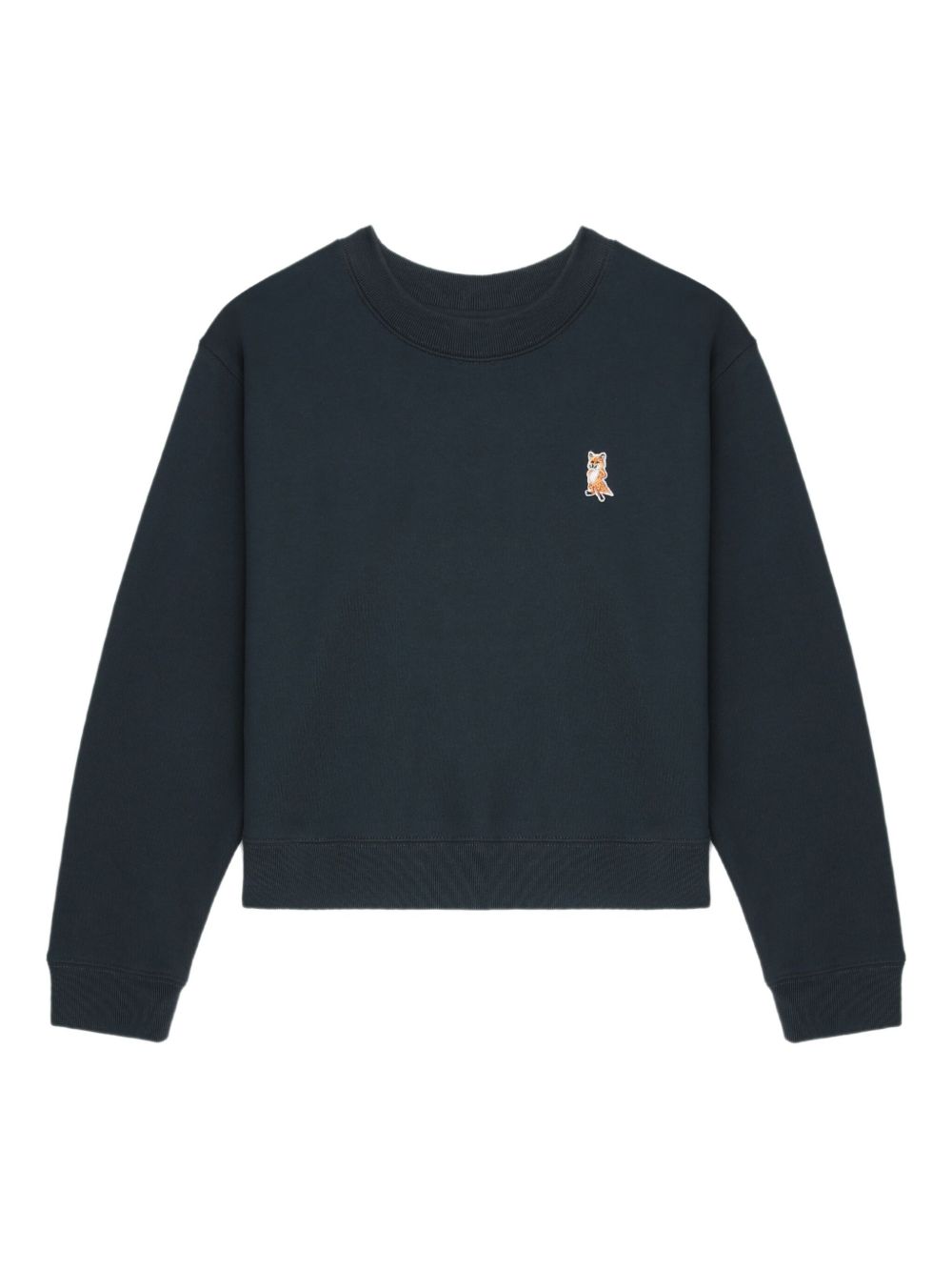 Maison Kitsuné Maison Kitsuné Fox-embroidered sweatshirt