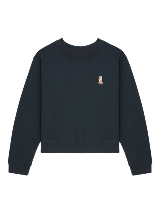Maison Kitsuné Maison Kitsuné Fox-embroidered sweatshirt