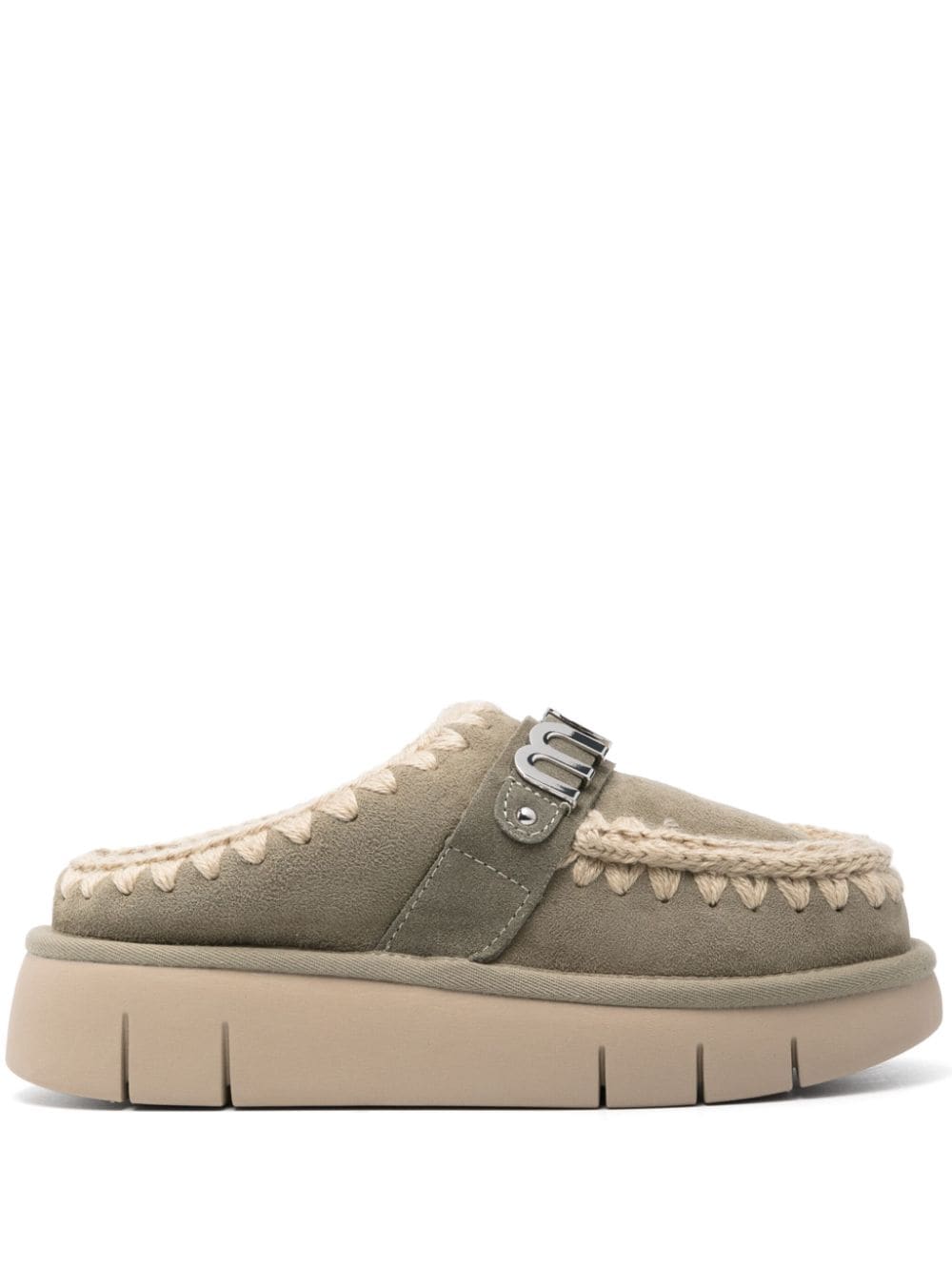 Mou Mou Bounce clog slippers